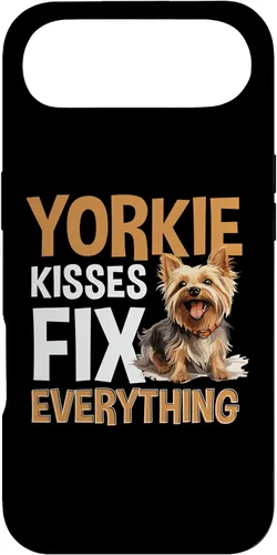 Vista 26 de Funda para iPhone 13 Pro Max Yorkshire Terrier Dog Yorkie - Yorkie kisses arreglar todo