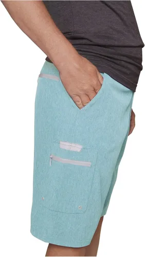 Vista 4 de Calcutta Pantalones cortos híbridos de pesca para hombre, ropa de rendimiento para barcos al aire libre