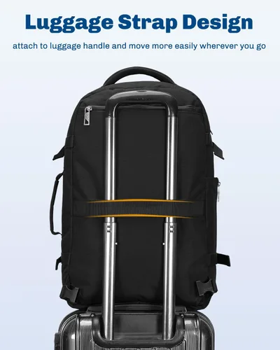 Vista 5 de Hynes Eagle Travel Backpack 40L Flight Approved Carry on Backpack Men Large Cabin Weekender Laptop Backpack Women 15.6 inches