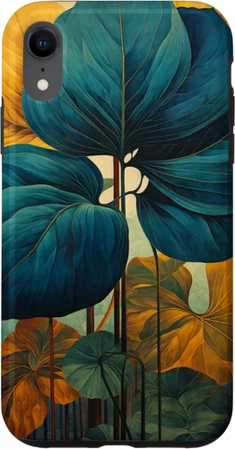 Vista 24 de iPhone 16 Monstera Leaf Pattern Beautiful Tropical Plant Art Phone Case