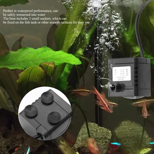 Vista 4 de Usb Dc 5V Pequeña Bomba Sin Escobillas Mini Dispensador De Agua Para Mascotas Bomba Sumergible Bomba Sumergible De Acuario Fuente De Peces De Agua