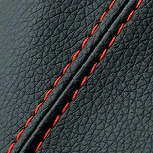 Vista 3 de SN#100000000763-219 para Mazda PVC Cuero ROJO Stitch Pleather Manual Shifter Shift Boot