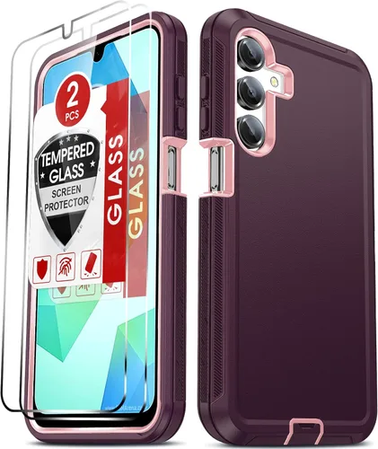 Vista 27 de LeYi Funda compatible con Samsumg Galaxy A05 4G: Galaxy A05 4G con resistente a los golpes, 3 en 1 de cuerpo completo, protección resistente