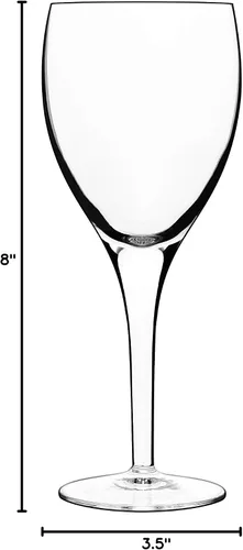 Vista 7 de Luigi Bormioli Juego de 4 copas de vino de obra maestra de Michelangelo, 11.5 onzas.