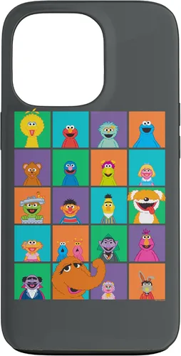 Vista 14 de Funda para iPhone 16 Sesame Street Character Squares