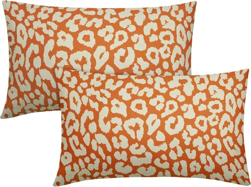 Vista 20 de Juego de 2 fundas de almohada con estampado de leopardo negro de 16 x 16 pulgadas, diseño de animal de guepardo, chinoiserie, fundas de almohada