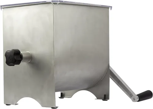 Vista 3 de Chard MM-102, Mezclador de carne con tolva de acero inoxidable, 20 libras, plata