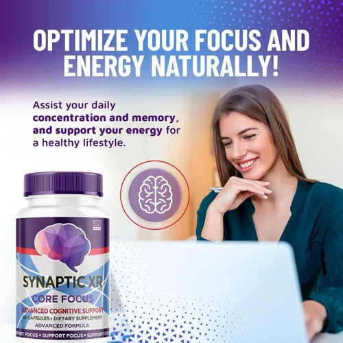 Vista 2 de Synaptic XR Capsules, SynapticXR, Synaptic XR Core Focus, Synaptic XR Core Focus, Synaptic XR Brain Caps, Synaptic XR, Synaptic XR Advanced Formula