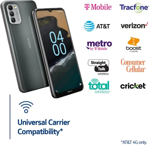 Vista 5 de Nokia G400 5G Verizon, AT&T, T-Mobile Android 12 Smartphone desbloqueado Batería de 3 días Versión de EE. UU. 4/64 GB Pantalla de 6.58