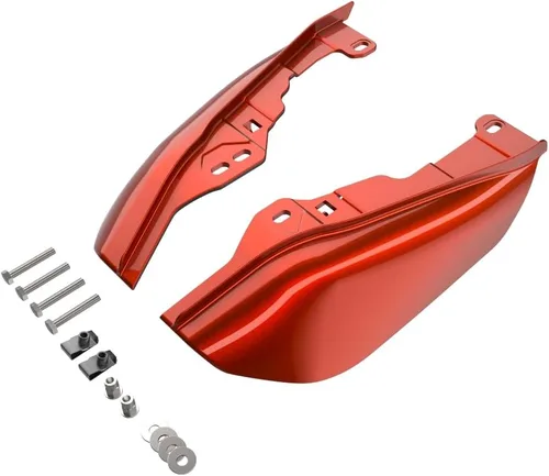 Vista 129 de Advanblack Deflectores de aire Road Glide de marco medio 2024 compatibles con Harley Touring Street Glide, Road King, Electra Glide, 2009-2025