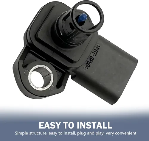 Vista 6 de Shakas Sensor de mapa de presión absoluta del colector, sensor de presión de admisión automotriz, repuesto OEM #12681993 12670600 12707766 5S15725