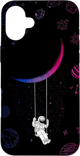 Vista 23 de Astronaut Moon Bisexual Flag Space LGBTQ Gay Pride Ally Bi Case for iPhone 17