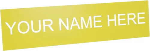 Vista 34 de ExcelMark Placa de nombre personalizada para puerta, oficina, pared, personalizada con tu texto, 2 x 8 pulgadas (1 línea, negro)