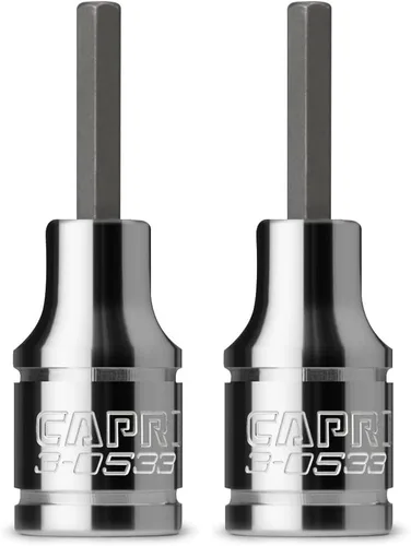 Vista 8 de Capri Tools 3-0531 2 mm Llave allen hexagonal, 1/4-pulgada de unidad, métrica