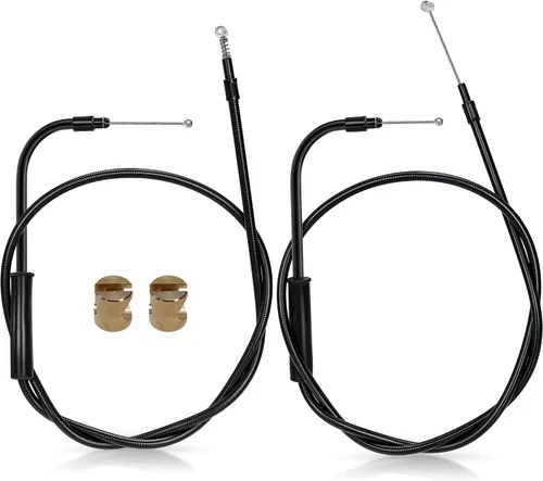 Vista 10 de MoKitDora Juego de cables de ralentí del acelerador de 39.35 pulgadas para Harley 2007-2010 Softail Custom Night Train Deuce FXSTB FXSTC FXSTD 12