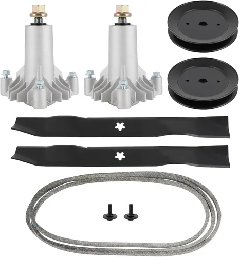 Vista 24 de SCITOO Kit de reconstrucción de cubierta, 42 piezas de cubierta de cortacésped compatible con Poulan Pro PP19A42 PB185A42 PB195H42LT PB20H42YT, 1
