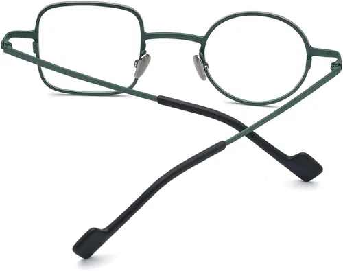 Vista 4 de FONEX Gafas de titanio coloridas Marco Hombres Izquierdo Redondo Derecho Cuadrado Gafas Ópticas Mujeres F85747