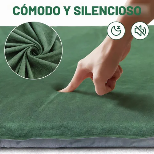 Vista 3 de Night Cat Almohadilla de dormir autoinflable: colchón de camping de espuma viscoelástica individual para senderismo - Cómoda alfombra de camping