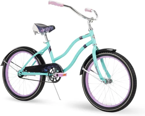 Vista 15 de Huffy Cruiser Bike, Fairmont or Woodhaven Model, 20/24/26 Inch Sizes, Perfect for Casual Rides, Ergonomic Design, Rear Rack and Basket on Woodhaven
