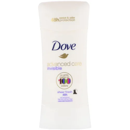 Vista 4 de Dove Advanced Care - Antitranspirante invisible, Sheer Cool, 2.6 onzas (paquete de 2)