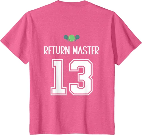 Vista 42 de Camiseta divertida del grupo de tenis de pádel para el equipo de pádel