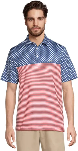 Vista 18 de Vineyard Vines Polo Bradley Stripe Sankaty para hombre Ocean Breeze Tejeda