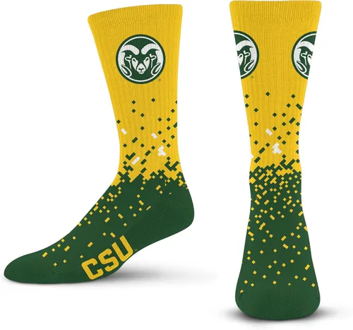 Vista 37 de For Bare Feet Calcetines de la NCAA para niños y niñas, unisex, Spray Zone Crew, para jóvenes