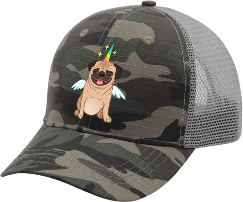 Vista 2 de devor Dad Hats Pug Dog Baseball Cap, Funny Dad Hat for Women