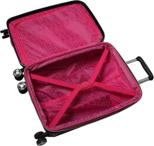 Vista 7 de Betsey Johnson Maleta rígida de equipaje de 3 piezas con ruedas giratorias (20 pulgadas, 26 pulgadas, 30 pulgadas) (talla única, puntal flamenco)..