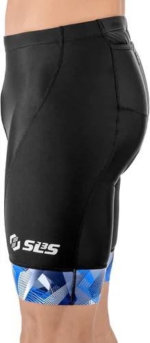 Vista 8 de SLS3 Triathlon Shorts Mens - Padded Tri Shorts Mens Triathlon Shorts - 2 Pocket FX Triathalon Shorts, Medium Compression
