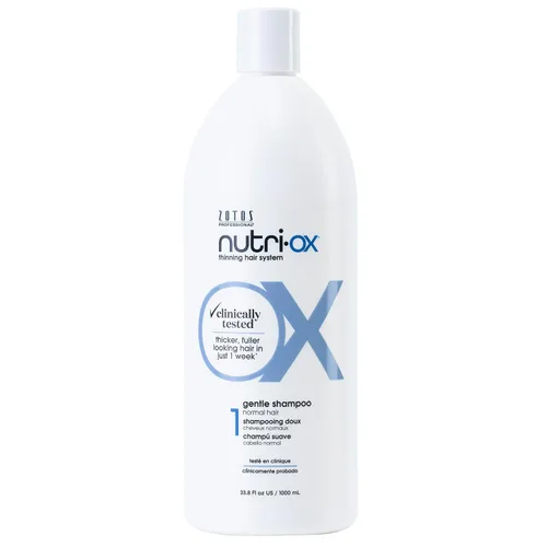 Vista 9 de NUTRI-OX Champú suave normal para adelgazar el cabello Cabello más grueso y de aspecto más completo Probado clínicamente y dermatológicamente