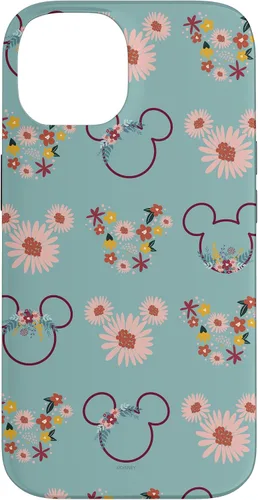 Vista 4 de Funda con estampado de flores y margaritas de Mickey Mouse para iPhone 16 Disney