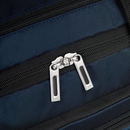 Vista 10 de DELSEY Paris Sky Max 2.0 Softside - Equipaje expandible con ruedas giratorias, Azul, Sky Max 2.0 Softside - Equipaje expandible con ruedas giratorias