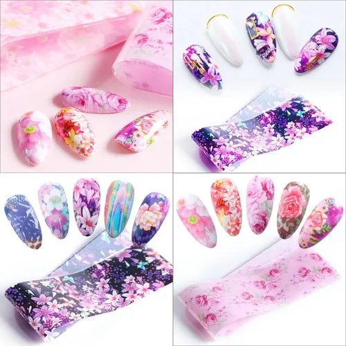 Vista 33 de Calcomanías de transferencia de papel de uñas de Navidad, 10 hojas de calcomanías de arte de uñas de Navidad, calcomanías de invierno, Papá Noel