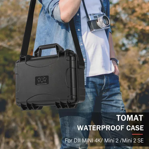 Vista 7 de Tomat Mini 4K caso impermeable duro transporte caso para DJI MINI 4K / Mini2 Fly More Combo Accesorios