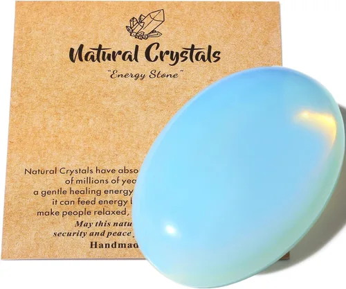Vista 9 de MAIBAOTA Piedra de Cristal de Ojo de Tigre de 2.4" Pulida para Palma de 0.7" de Grosor Piedra Natural de Reiki Gema Cristales Curativos Piedra