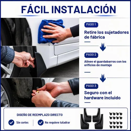 Vista 5 de PIT66 guardabarros moldeados para salpicaduras de lodo, compatibles con Chevy Silverado GMC Sierra 1500 1999-2007, para Sierra 2500 3500 2007-2014