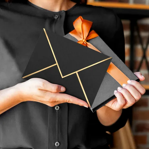 Vista 7 de Paquete de 50 sobres autoadhesivos de 4 x 6 pulgadas, sobres negros de 4 x 6 pulgadas para invitaciones con sobres autoadhesivos A6 para bodas
