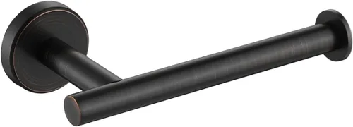 Vista 20 de JQK Soporte de papel higiénico negro, dispensador de papel higiénico de acero inoxidable 304 de 5 pulgadas de grosor de 0.032 in, montaje en pared