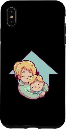 Vista 11 de iPhone 16 Mother And Child Illustration For Kids Case