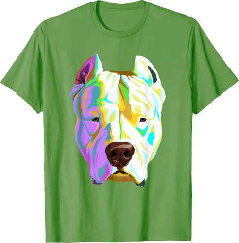 Vista 16 de Colorida camiseta Dogo Argentino, Negro, S