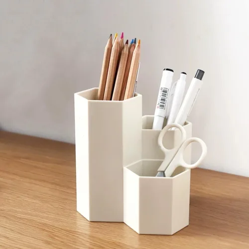 Vista 10 de Portalápices para organizador de escritorio, lindo soporte para bolígrafos, suministros de escritorio de oficina y accesorios para escritorio