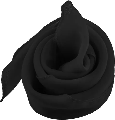 Vista 7 de Aneco Juego de 6 aretes de gasa de los años 50 bufanda de ojo de gato bandana diadema