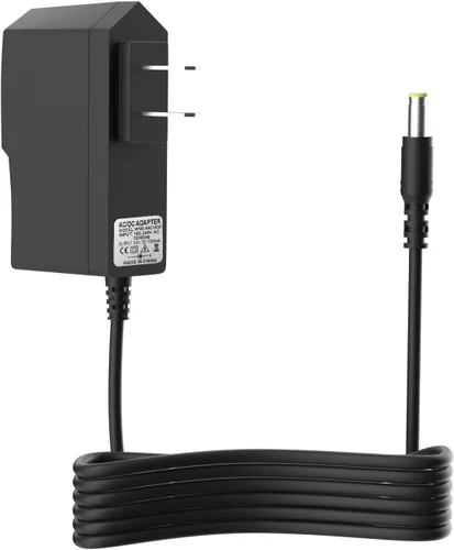 Vista 7 de Adaptador de corriente de 9.5 V con cable de 10 pies – Compatible con teclado Casio AD-E95100LU, SA-76 SA-77 SA-46 LK-135 CTK-2500 CTK-2400 CTK-2550