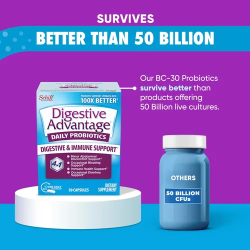 Vista 3 de Probióticos diarios en cápsulas Digestive Advantage, ASA-120, 1, 1