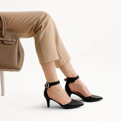 Vista 6 de Dream Pairs - Zapatos de vestir de tacón bajo para mujer