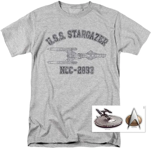 Vista 2 de Popfunk Star Trek The Next Generation U.S.S. Stargazer Athletic Camiseta