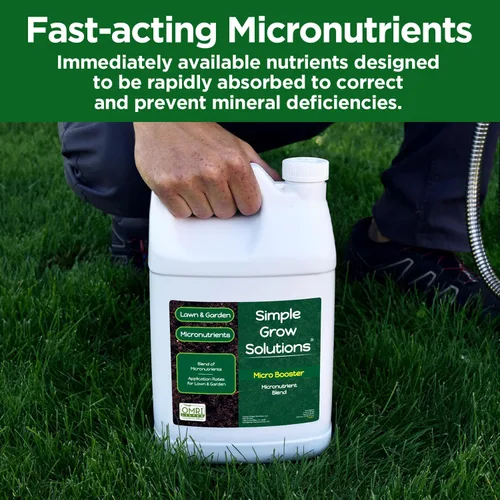 Vista 5 de Fertilizante orgánico de micronutrientes para césped, soluciones simples de cultivo, fertilizante de jardín y césped, cultivador, jardinero