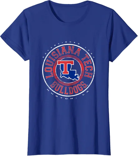 Vista 5 de Louisiana Tech Bulldogs Showtime Blue - Camiseta con licencia