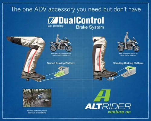 Vista 9 de AltRider Sistema de frenos DualControl compatible con BMW F 850/750 GS